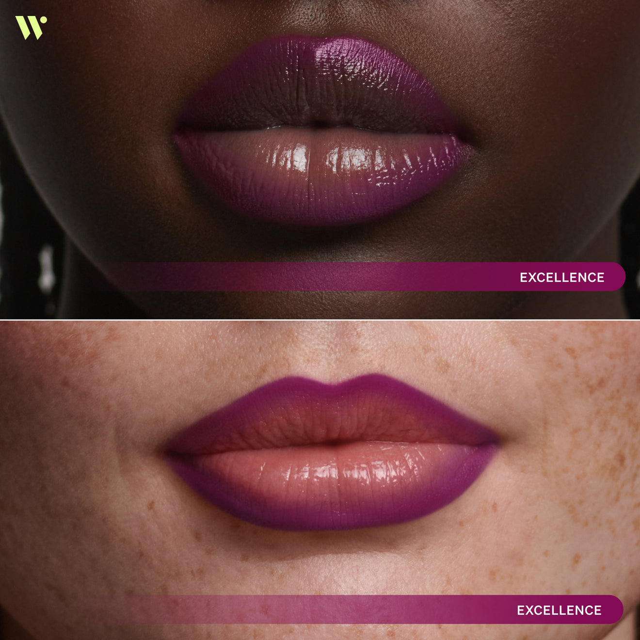 Starting Line Peptide Infused Lip Liner in shade Excellence on lips